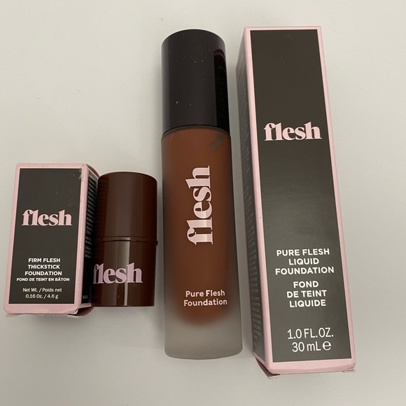 flesh Other - Pure Flesh Liquid Foundation & Foundation Thickstick - 36 Mocha